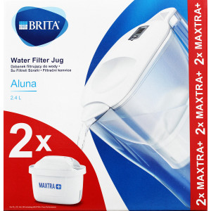Brita Aluna Cool Wasserfilter 2,4L wei&szlig; inkl. 2x...