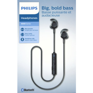 Philips TAE4205BK/00 Kabellose In-Ear-Kopfhörer schwarz