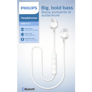 Philips TAE4205WT/00 Kabellose In-Ear-Kopfhörer weiß
