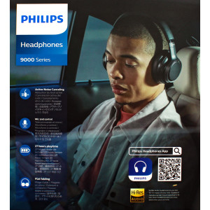 Philips TAH9505BK/00 Kabelloser Over-Ear-Kopfhörer schwarz