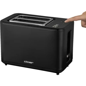 Cloer Digitaler Toaster 3930 Toaster Schwarz