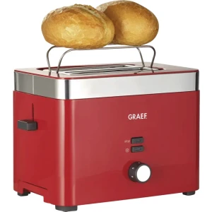 Graef TO 63 Toaster Rot-Silber