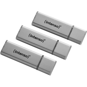 Intenso AluLine USB Drive 32GB 3er Pack (3x32GB) Speichersticks