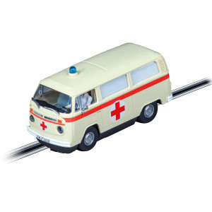 Carrera 20032033 - Digital 132 VW BUS T2b Ambulance, Red...