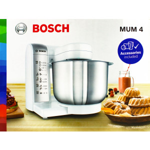 Bosch MUM48R1 Küchenmaschine rot/silber