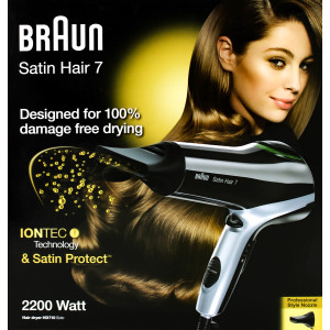 Braun HD 710 SatinHair7 Iontec & Satin Protect...
