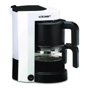 Cloer 5981 Kaffeemaschine weiß/schwarz