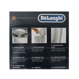 DeLonghi ICM2 Filterkaffeemaschine weiss