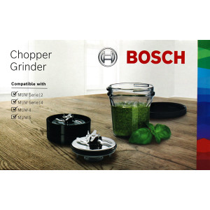 Bosch MUZ45XCG1 3 in 1 MULTI - Mühle und Zerkleinerer
