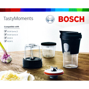 Bosch MUZ45XTM1 Tasty­Moments 5-in-1 Multi-Zerkleinerer-Set für MUMX, MUM4, MUM5