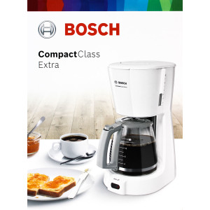 Bosch TKA 3A031 CompactClass Extra Kaffeemaschine weiß