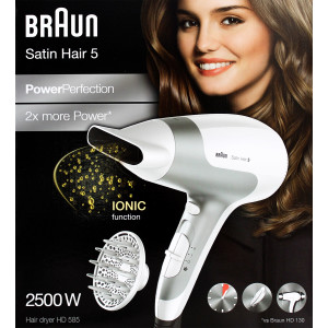Braun HD 585 Satin Hair 5 PowerPerfection Haartrockner...